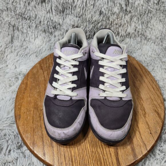2007 Nike Dunk Low Women Size 9 Light/Dark Purple Retro Y2K Sneakers 318972-501 - Picture 2 of 10